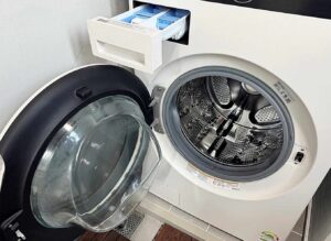 세탁기 동파 방지 문열어놓기