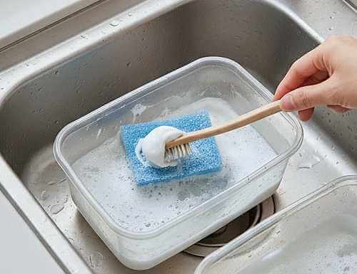 치약 활용법, 반찬통 배어버린 냄새와 변색 해결