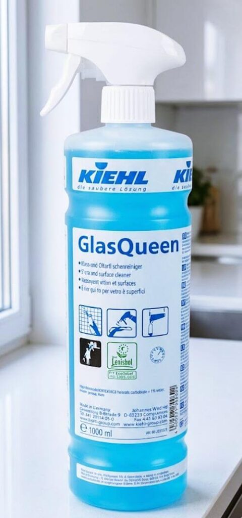 호텔 객실 거울처럼 맑은 광택을 원한다면 '글라스퀸' 유리 세정제