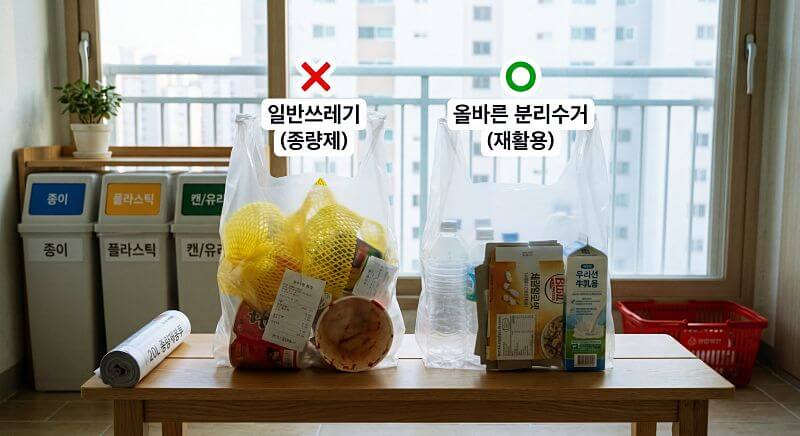 분리수거인 줄 알았던 일반쓰레기 10가지 배출 방법: 과일 그물망과 컵라면 용기